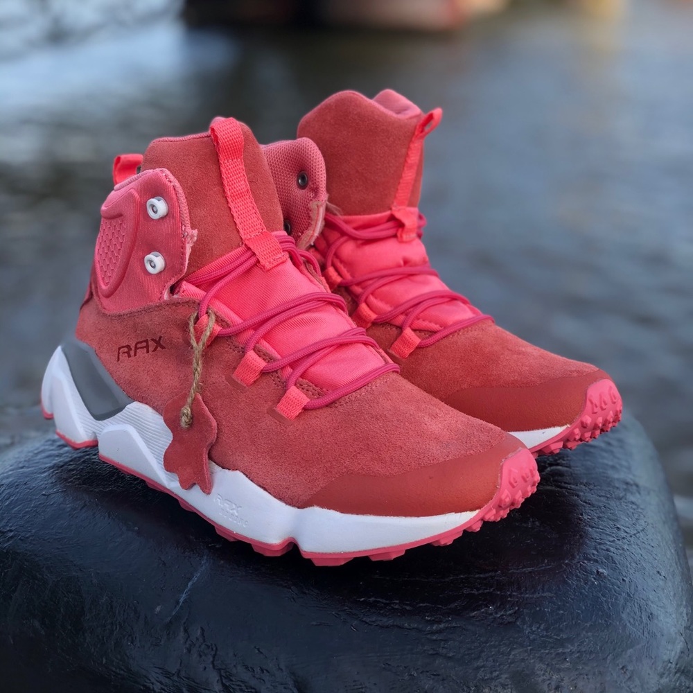 Pink Suede Nubuck Winter Boot